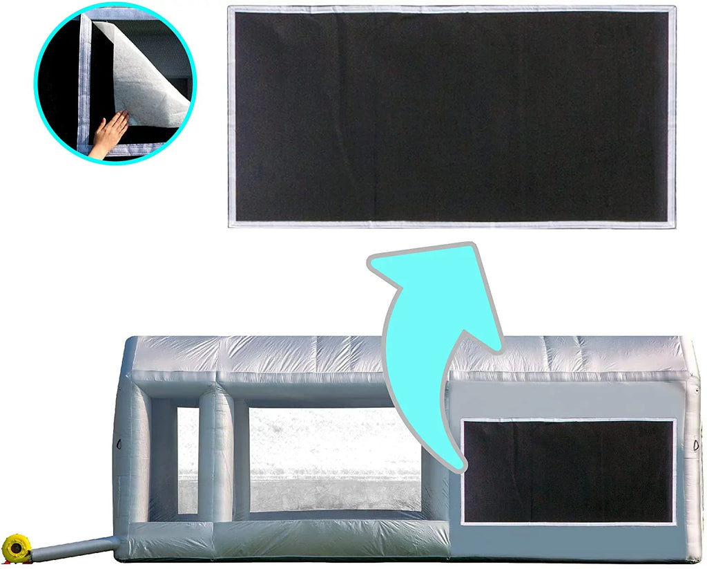 OZIS Inflatable Paint Booth Replacement Filters (2 Primary Filters + 2 Activated Carbon Filters) -This Filter Only Applies to OZIS Paint Booth, No Other Booth