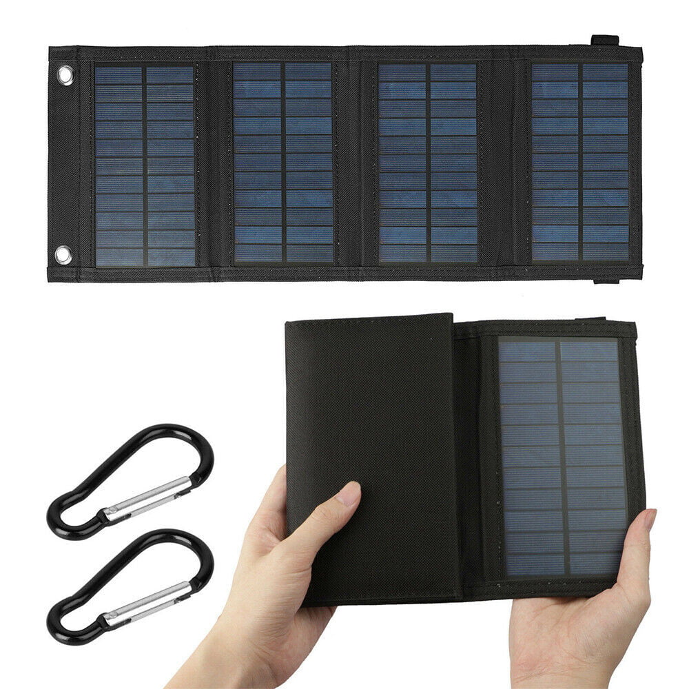 MDHAND 80W Solar Panel Foldable Suitable for Portable Power Station, iPhone, Ipad, Portable computer USB Port, Suitable for Outdoor Camping Caravan RV Travel