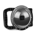 Fluid Dome Port Case for 9 Black and 10SHOOT XTGP559, Dual Handle, 45m Liquid 180° Wide Angle