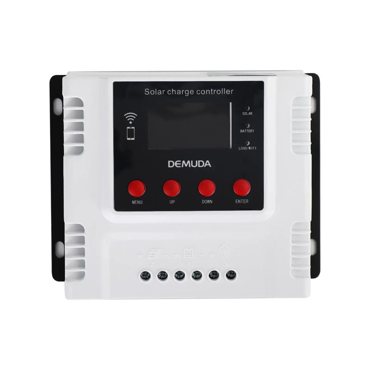 10A 12V 24V 48V Solar Charge Controller With Wifi Monitor PWM LCD Regulator