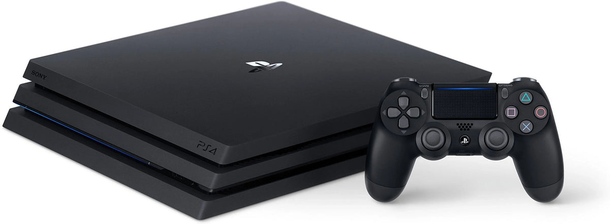 Pre-Owned PlayStation 4 Pro 1TB Gaming Console Black with 2 Controller Included BOLT AXTION Bundle (Refurbished: Like New)