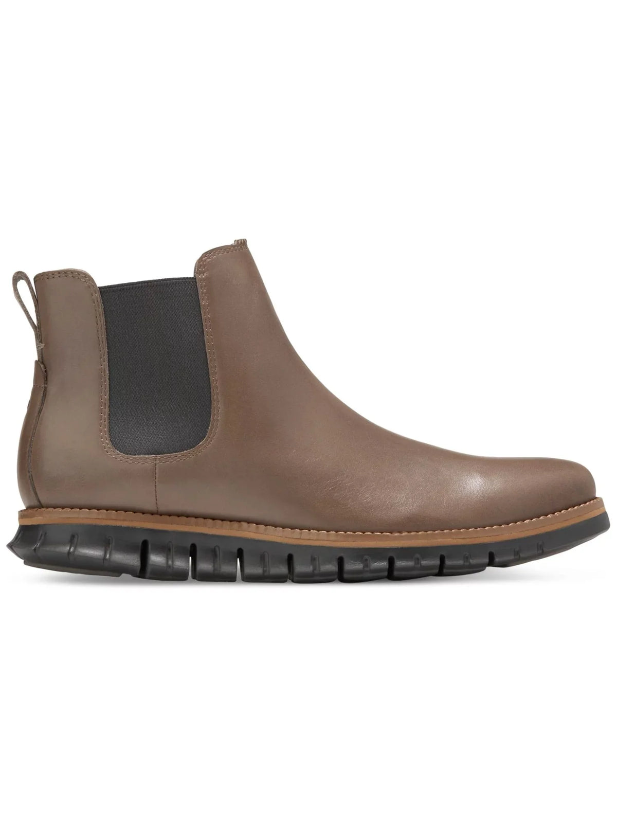COLE HAAN GRANDSERIES Mens Brown Fluid Comfort Zerogrand Round Toe Wedge Chelsea 8 M
