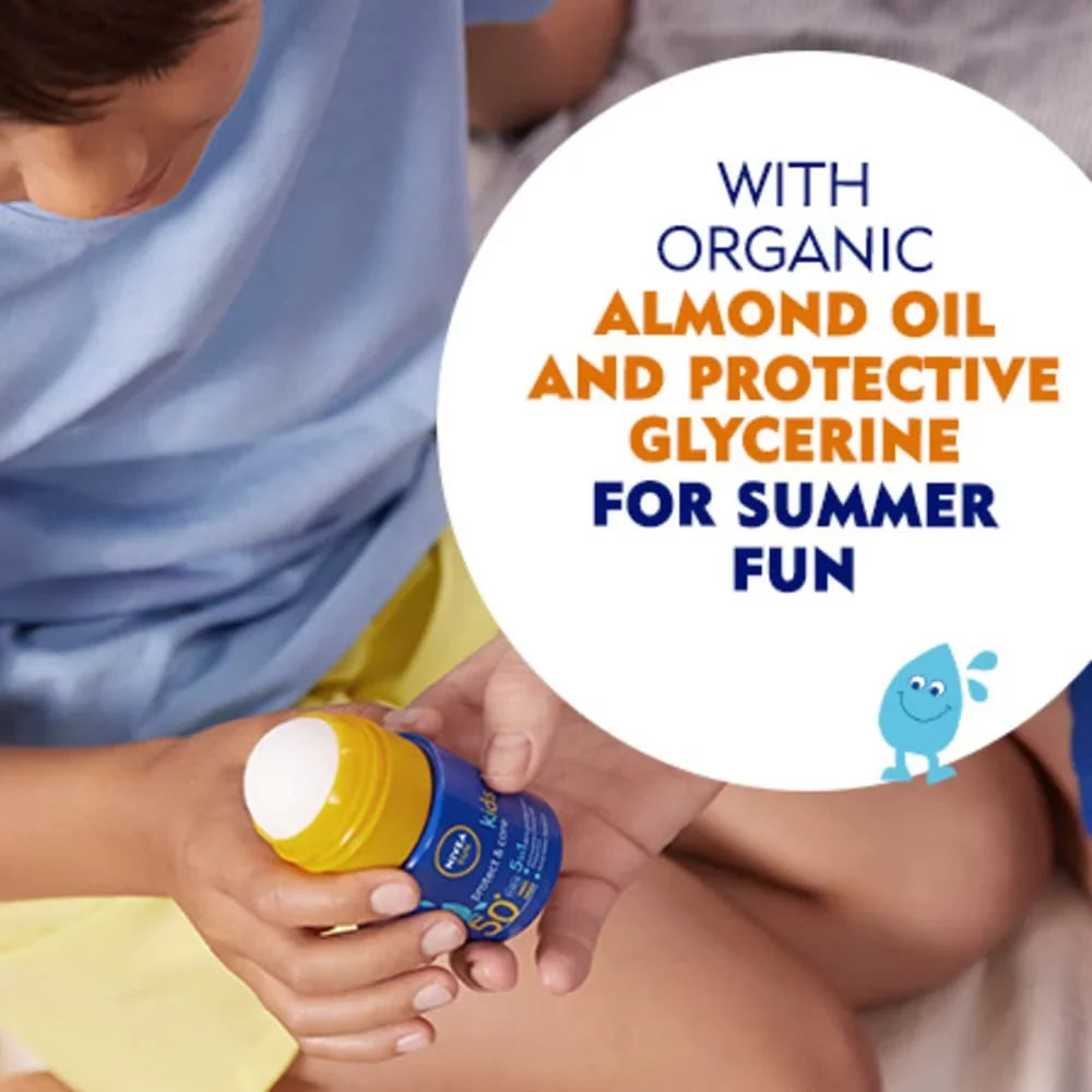 Nivea Sun Kids Caring Roll-On With High Spf50 50 Ml By Nivea