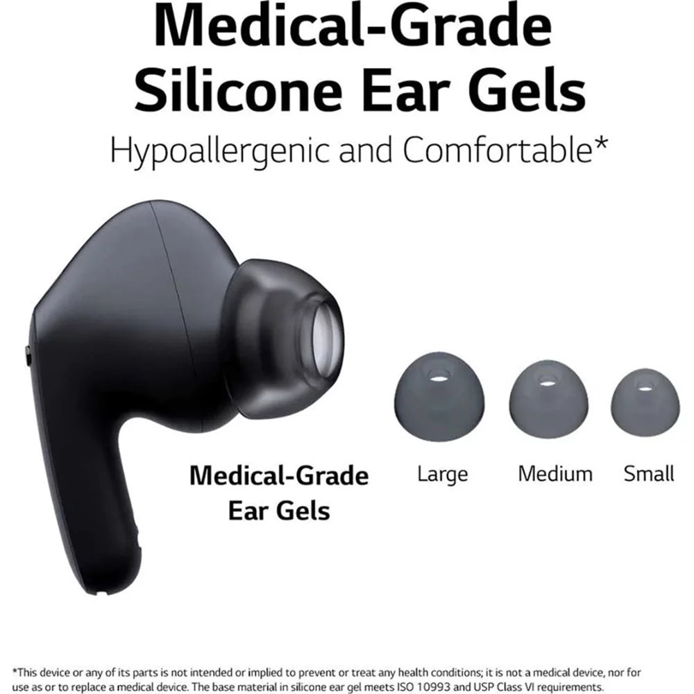 Open Box TONE Free FP7C Active Noise Cancellation True Wireless UVnano Earbuds, Black