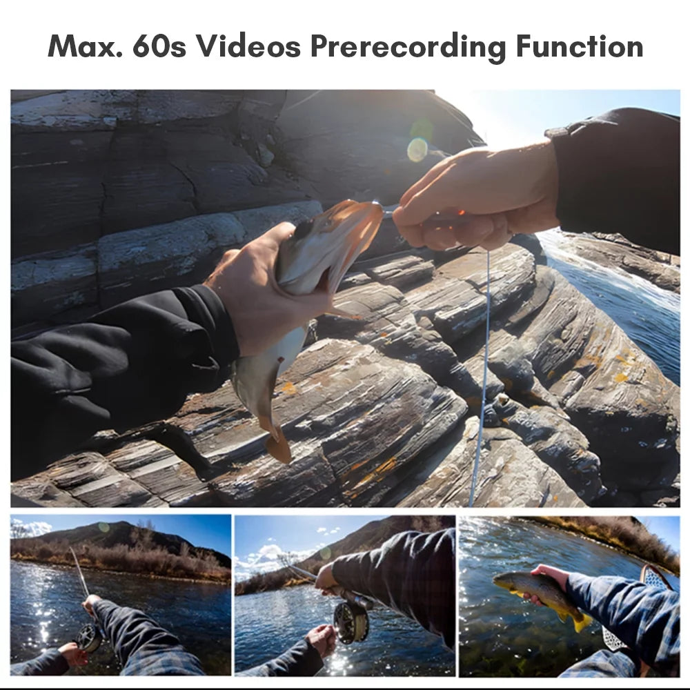 Sport Camera,Pocket 4k 30fps 6- Stabilization Monitor 154° 4k 30fps Camera Monitor Camera Wifi Camera Monitor 154° Wide C300 Pocket 4k Stabilization 30m Fluid