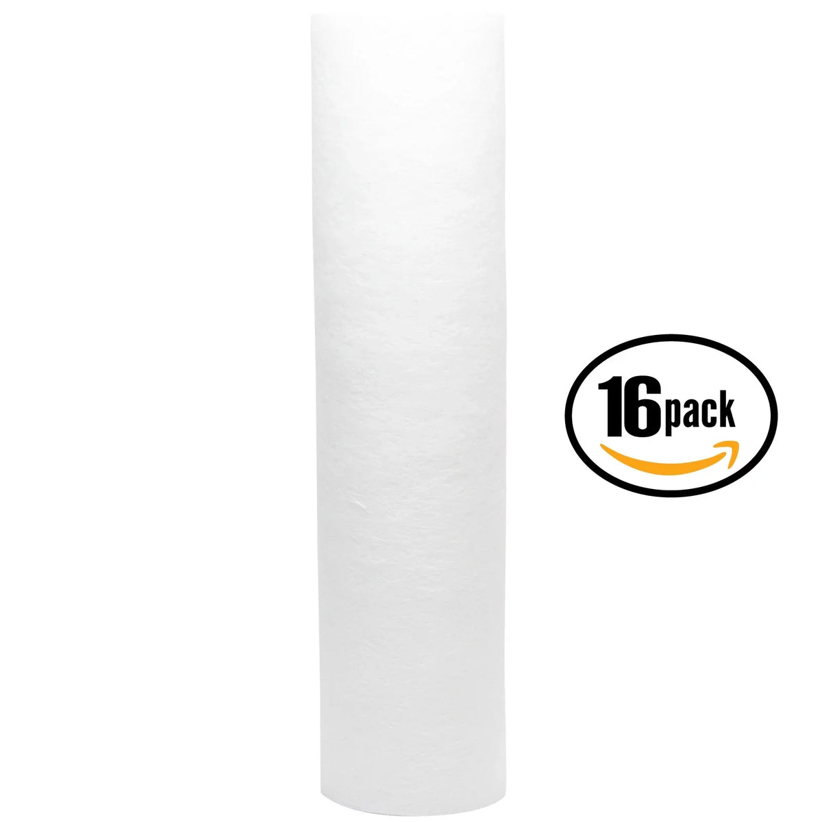 16-Pack Replacement DuPont WFPF13003B Polypropylene Sediment Filter - Universal 10-inch 5-Micron Cartridge for DuPont Whole House Liquid Filtration System - Denali Pure Brand