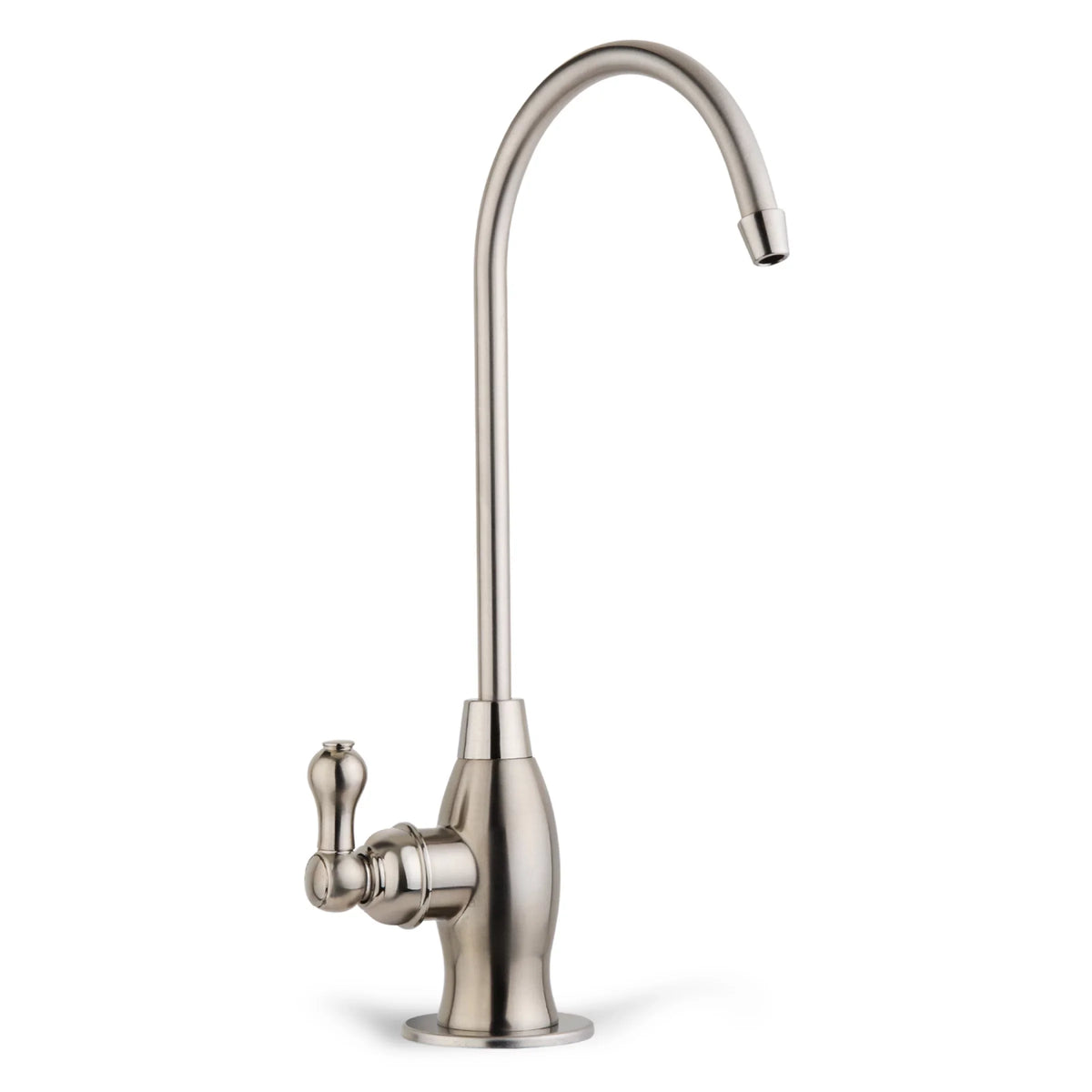 iSpring GK1-BN Heavy Duty Reverse Osmosis, High Spout Kitchen Bar Sink Drinking Liquid Contemporary RO Faucet, Brushed Nickel