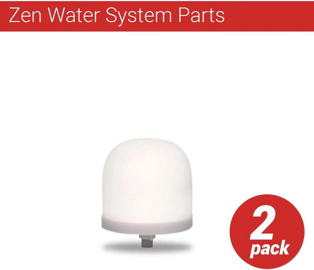 Counter Top Liquid System Replacement Ceramic Dome Replacement Liquid Filter 0.5 To 1 Micron (Pack Of 2)