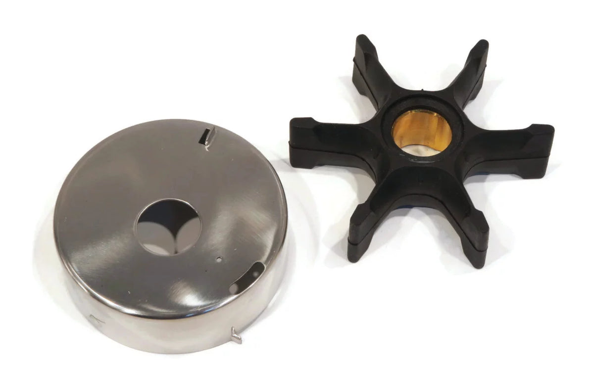 The ROP Shop | Fluid Pump Impeller, Housing Kit For Johnson, Evinrude 0438591, 438591 Outboard
