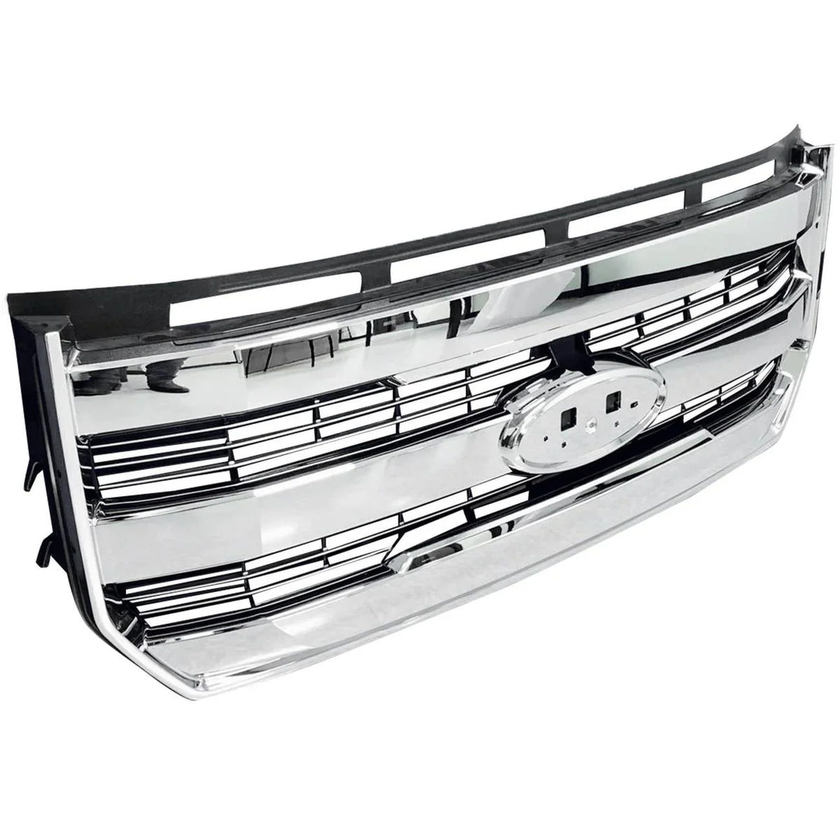 For 15-17 F-150 Front Bumper Radiator Grille Chrome W/o camera FL348200PBS