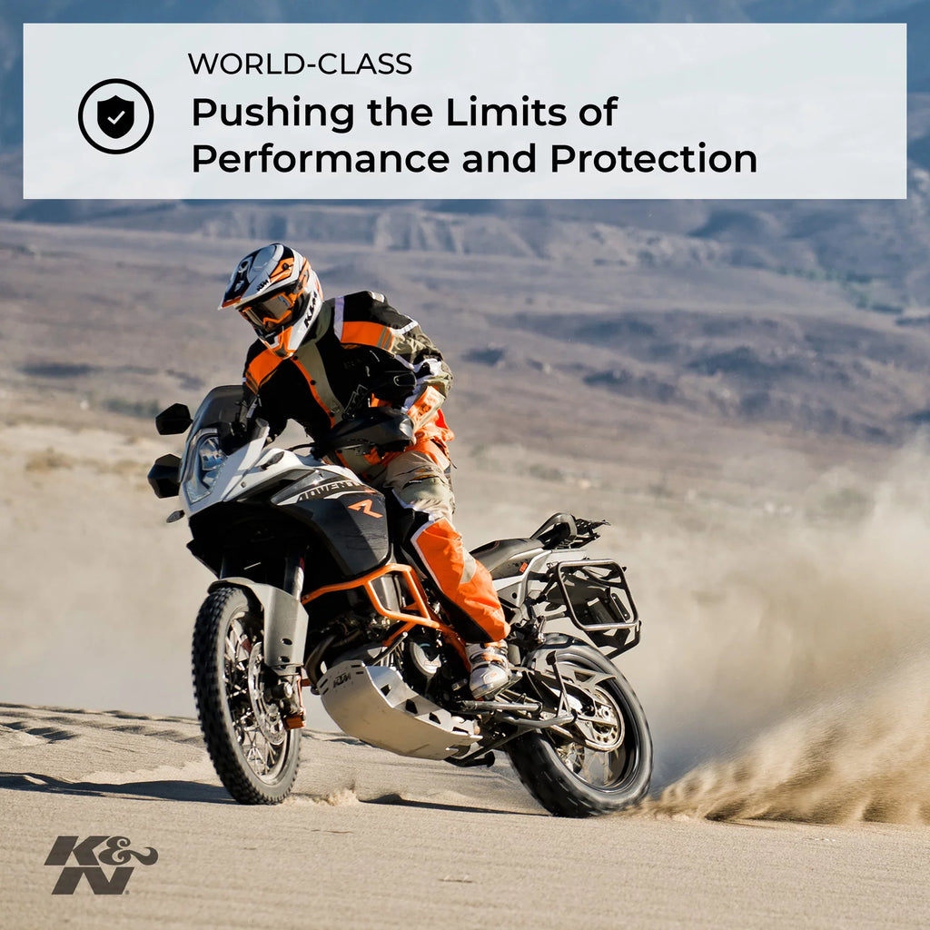 K&N Engine Air Filter: High Capability Premium, Powersport Air Filter: 2000-2019 SUZUKI/KAWASAKI (DRZ400S, DRZ400SM, DRZ400E, DRZ400, KLX400R, KLX400SR) SU-4000