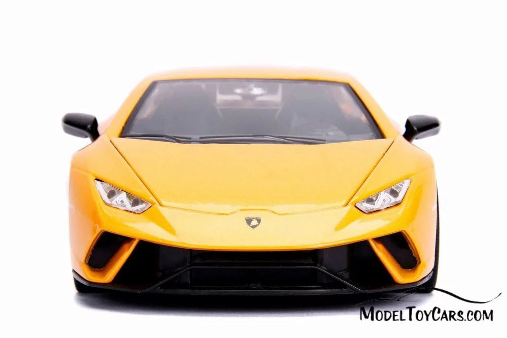 2017 Lamborghini Huracan Performante Hard Top, Yellow - Jada 99996DP1 - 1/24 Scale Diecast Model Toy Car (Brand New but NO BOX)