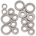 1Up Racing 1UP450043 CV2 Pro Ball Bearing Set for XRAY XB4 23, Chrome & Ceramic
