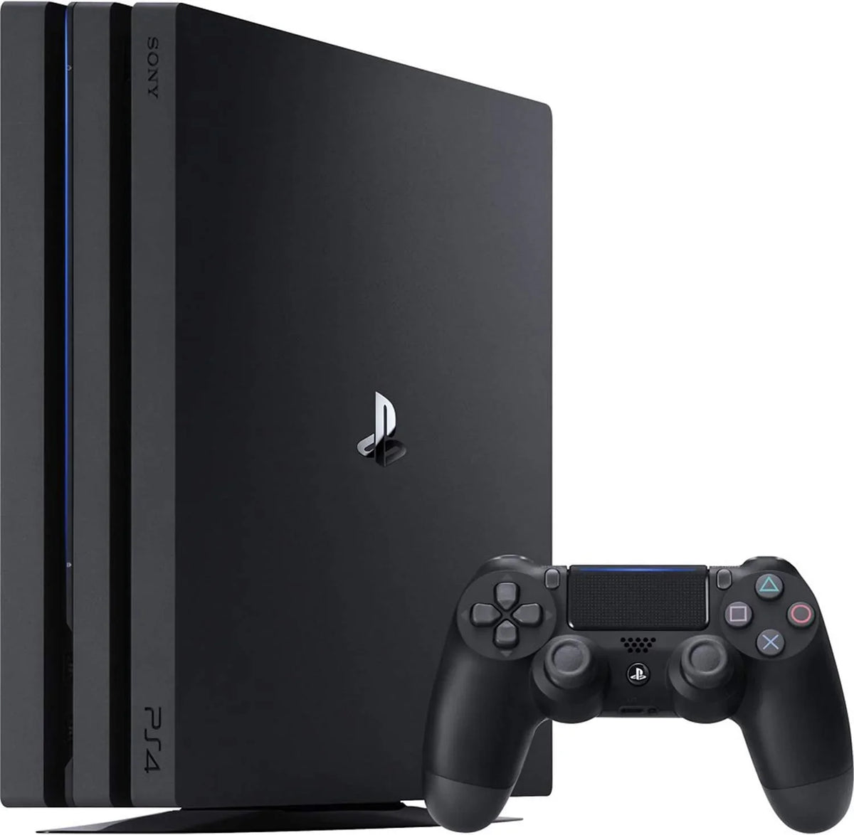 Pre-Owned PlayStation 4 Pro 1TB Gaming Console Black HDMI Cable With BOLT AXTION Cleaning Kit Bundle (Refurbished: Like New)