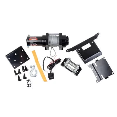 Winch with Wire Rope and Mount Plate 2500 lb. for Yamaha KODIAK 450 4X4 EPS 2018-2019