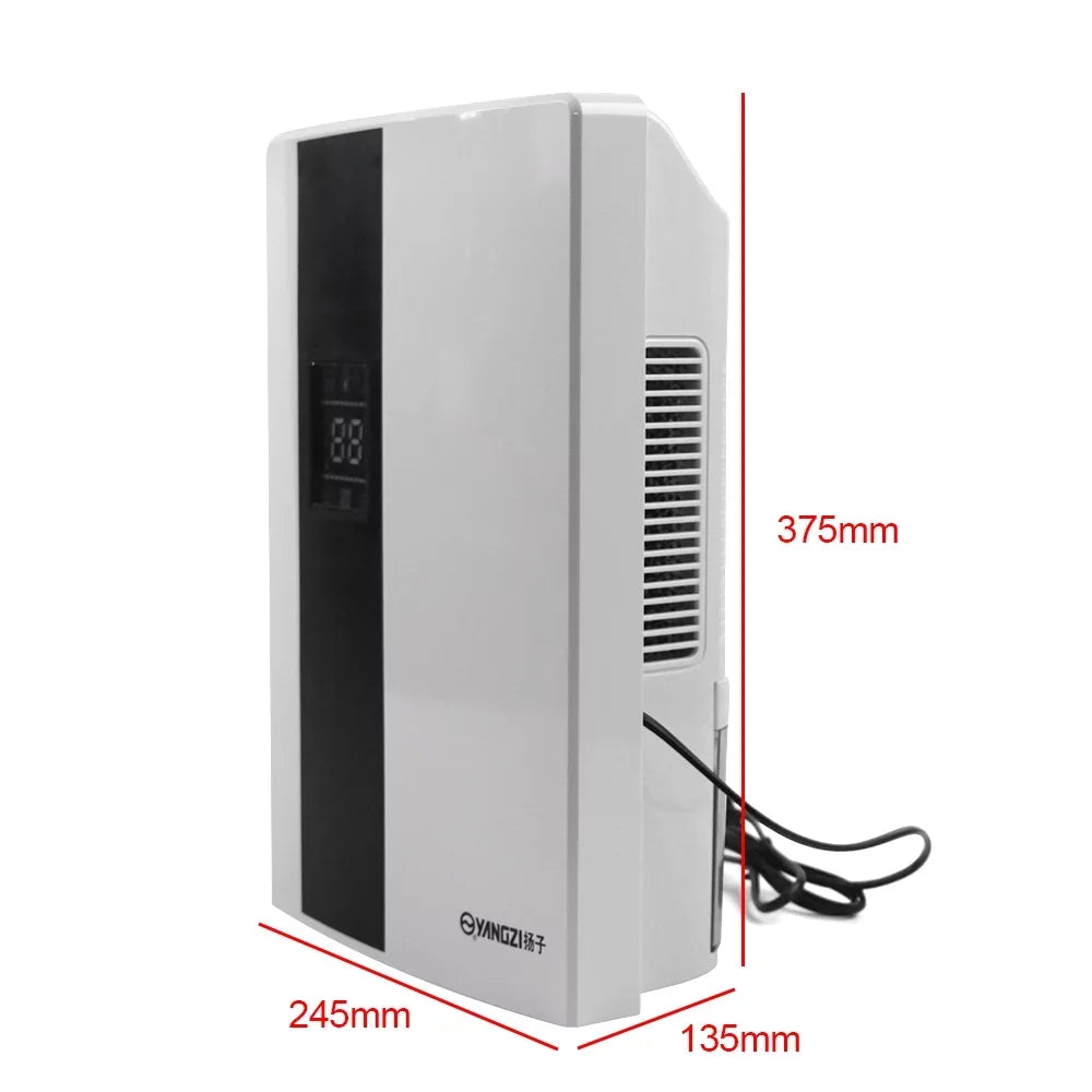 TOOL1SHOoo Portable 2200ml Ultra Quiet Dehumidifier with LCD and Remote Liquid Tank Dehumidifier