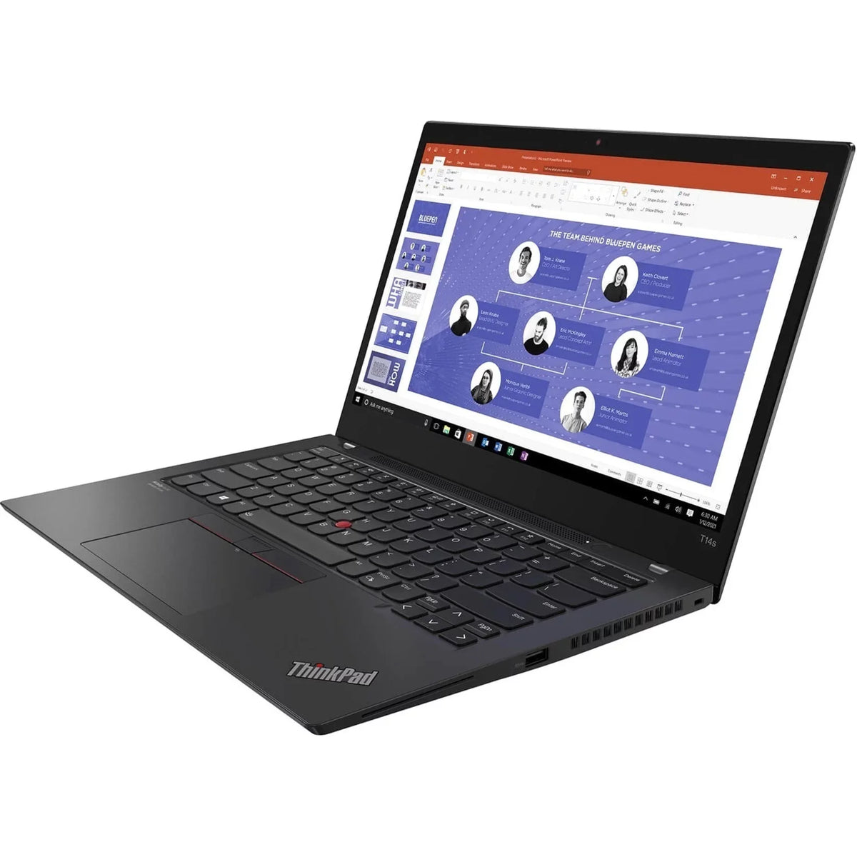 ThinkPad T14s 14" 4K UHD Portable computer Core i7-1165G7, 16GB RAM, 512GB SSD, Windows 10 Pro, Windows, Storm Gray, 20WM00XUUS