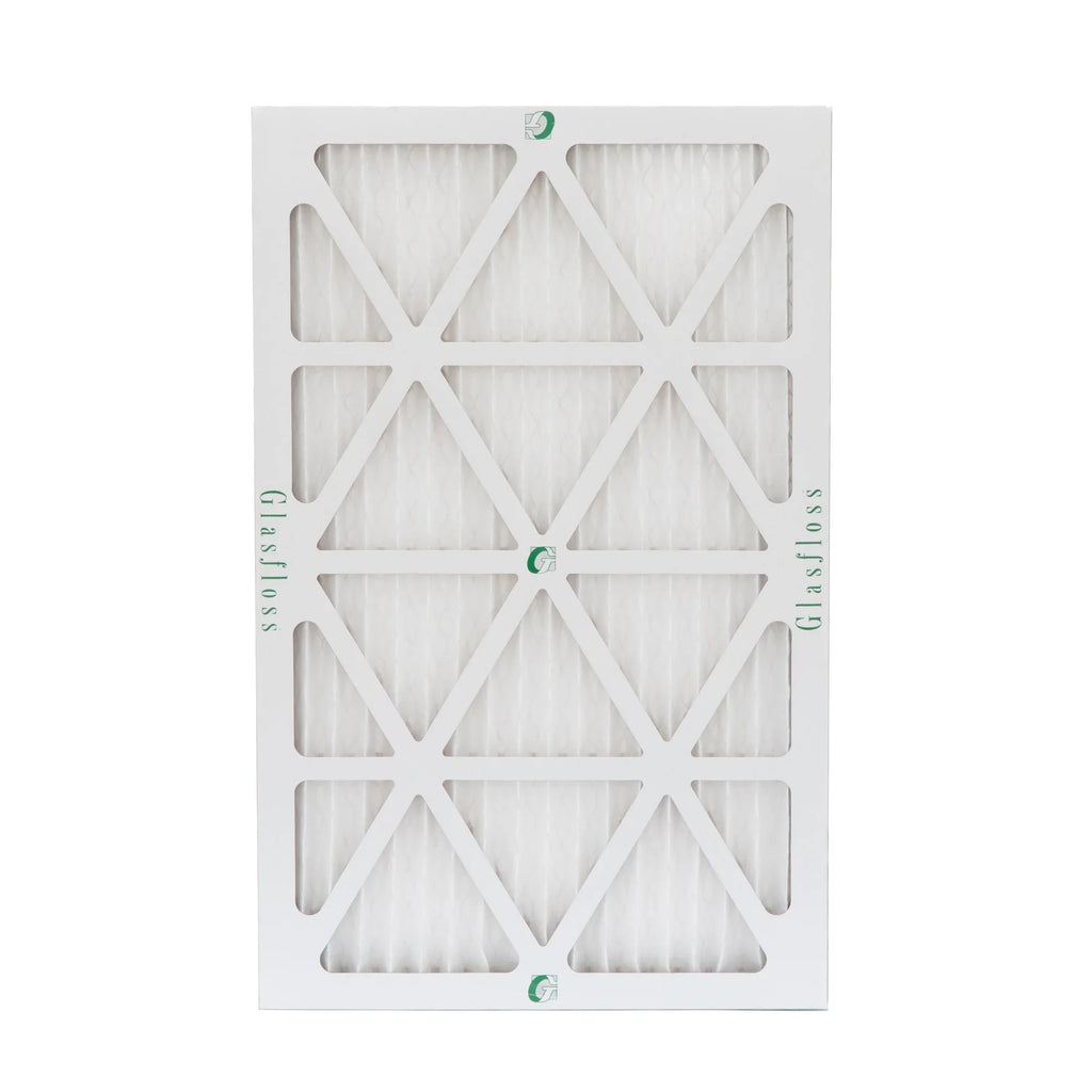 16x24x1 MERV 10 Pleated AC Furnace Air Filters by Glasfloss Industries. ( 8 Pack ) Exact Size: 15-1/2 x 23-1/2 x 7/8