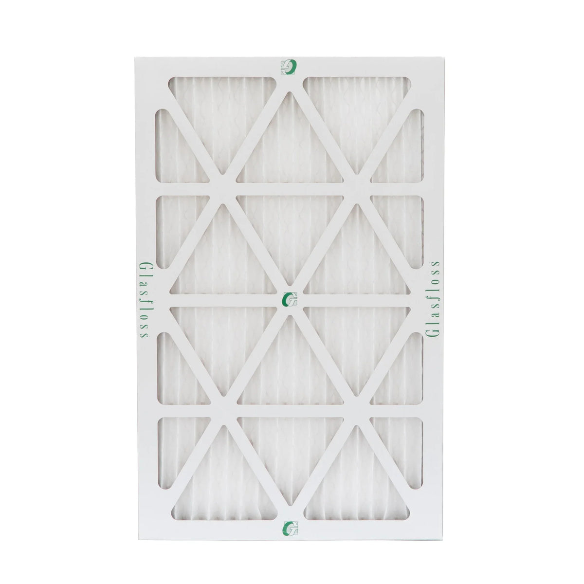 16x24x1 MERV 10 Pleated AC Furnace Air Filters by Glasfloss Industries. ( 8 Pack ) Exact Size: 15-1/2 x 23-1/2 x 7/8