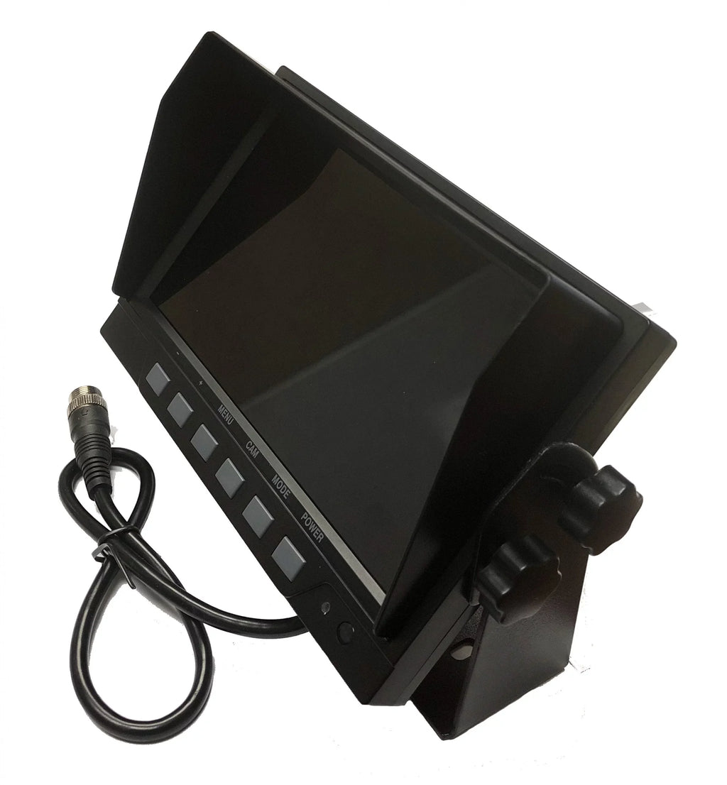 Crux CTR-W7 Commercial Grade Wireless Truck Camera with 7 inch Wide Monitor Monitor