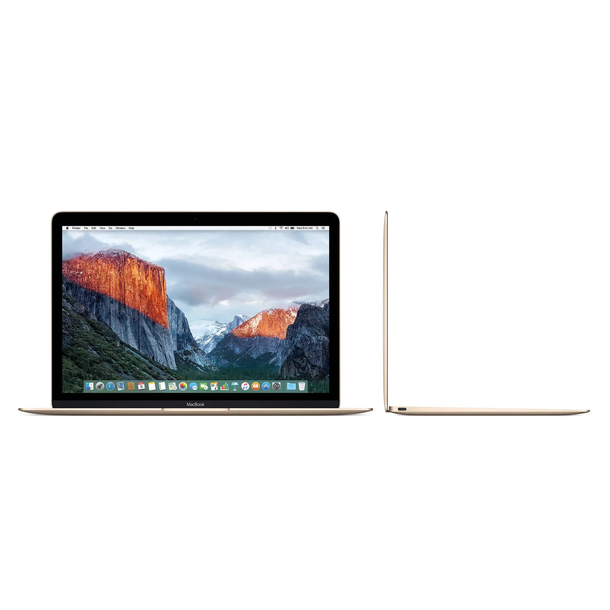 Refurbished Macbook Core M 1.1GHz 8GB RAM 256GB SSD 12" Gold MK4M2LL/A (2015)