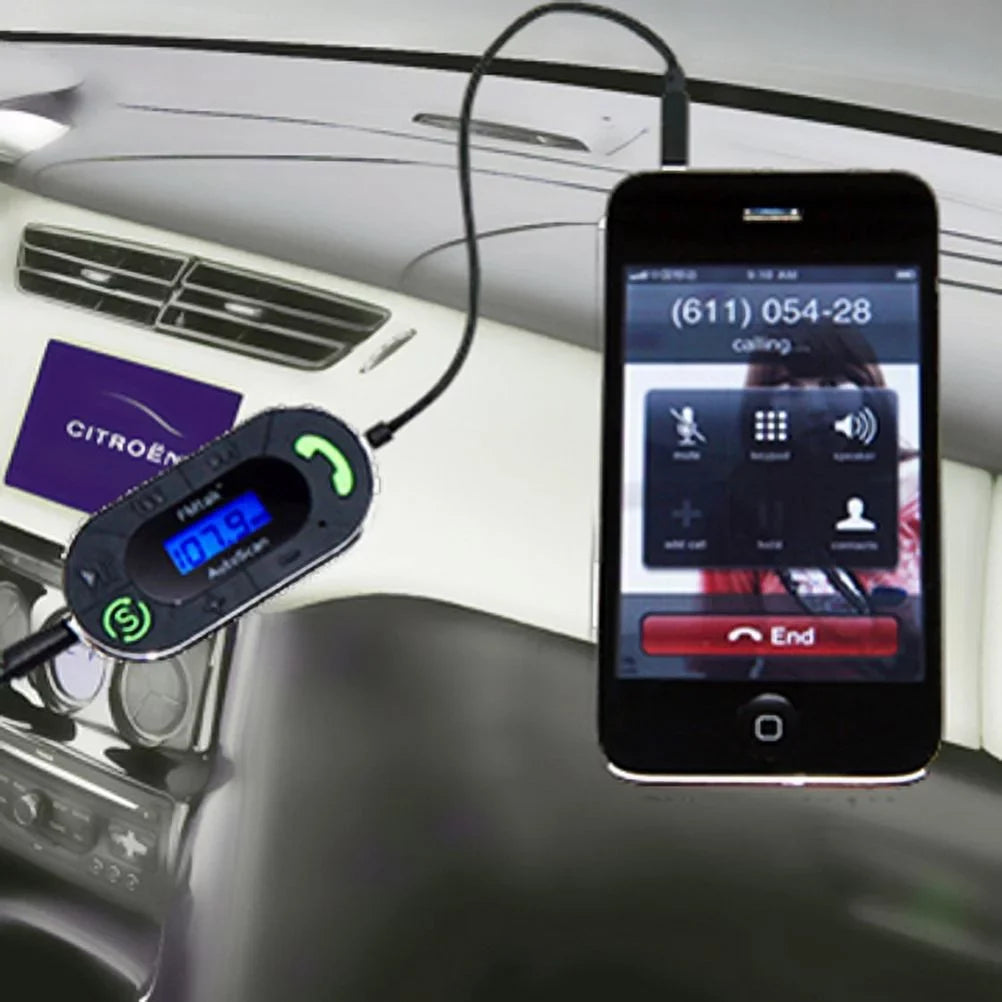 FM Transmitter for Galaxy Tab Active 4 Pro 10.1" (2022)/(2019) - Car Stereo AutoScan Hands-free Adapter Microphone for Galaxy Tab Active 4 Pro 10.1" (2022)/(2019)
