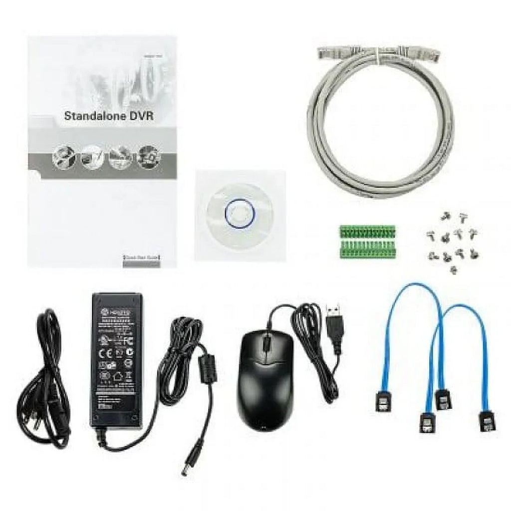 CCTV Security Camera Tribrid HD-CVI 16CH DVR System Supports HD-CVI, Analog , IP Mega Pixel (HDD: 2TB)
