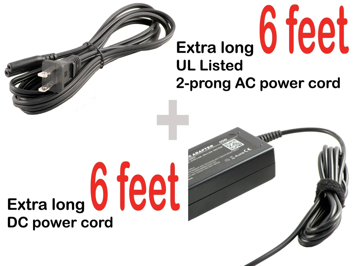 iTEKIRO 65W AC Adapter for Latitude 14 E5440, 14 E5450, 15 3550, 15 3570, 15 3580, 15 35x0, 15 5000, 15 5580, 15 5590, 3330, 3340, 3440, 3540; 06TM1C 06TFFF 0928G4 09RN2C 0HH44H 0NNWP1 0RM617