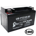 5-Pack UpStart Battery Replacement for 2010 Yamaha YFM35R Raptor 350CC Factory Activated, Maintenance Free, ATV Battery - 12V, 8.6Ah, UB-YTZ10S-BS