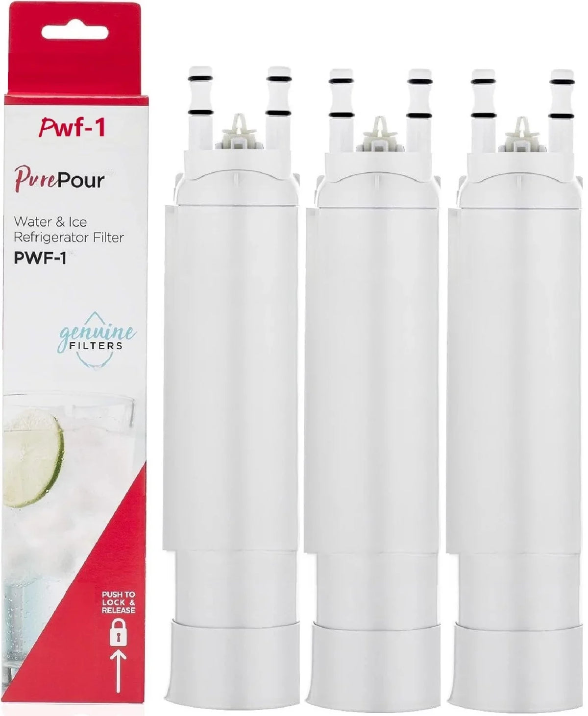 3Pack FPPWFU01 Fluid Filter Replacement - Compatible with EPPWFU01 PureAdvantage PurePour PWF-1 Liquid Filter