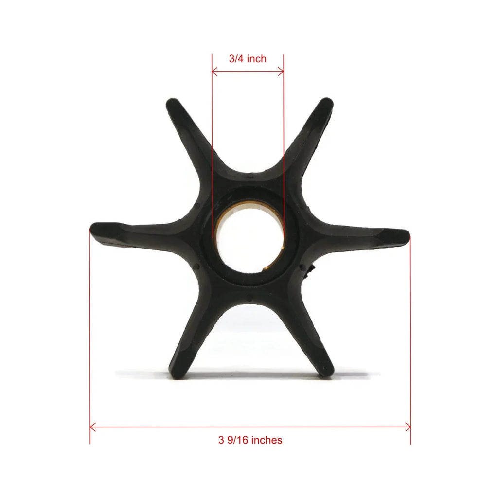 The ROP Shop | Fluid Pump Impeller, Housing Kit For Johnson, Evinrude 0438591, 438591 Outboard