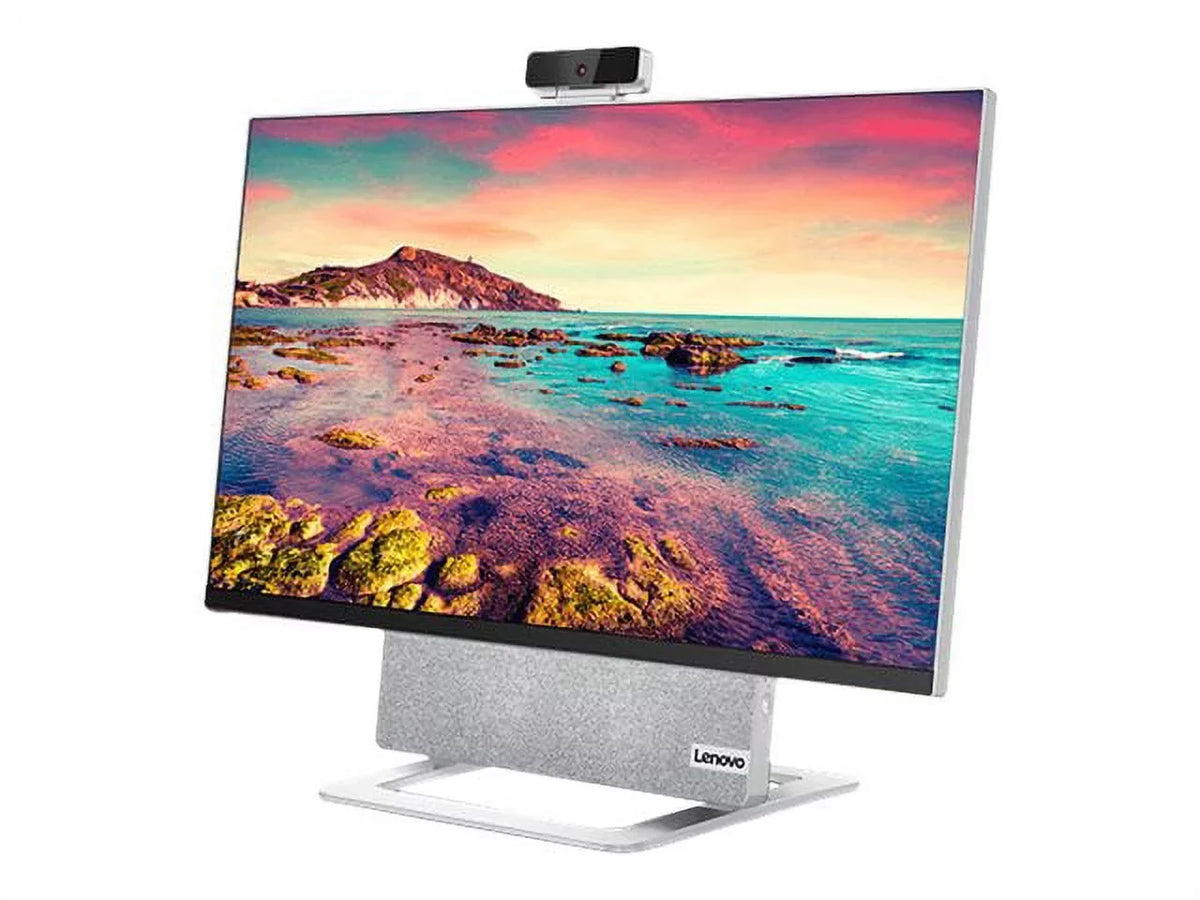 Yoga AIO 7 27ACH6 F0G7 - All-in-one - with monitor stand - Ryzen 7 5800H / 3.2 GHz - RAM 16 GB - SSD 512 GB - NVMe, TLC - Radeon RX 6600M - GigE - WLAN: Bluetooth 5.0, 802.11a/b/g/n/ac/ax - Win 11 Home - monitor: LED 27" 3840 x 2160 (Ultra HD