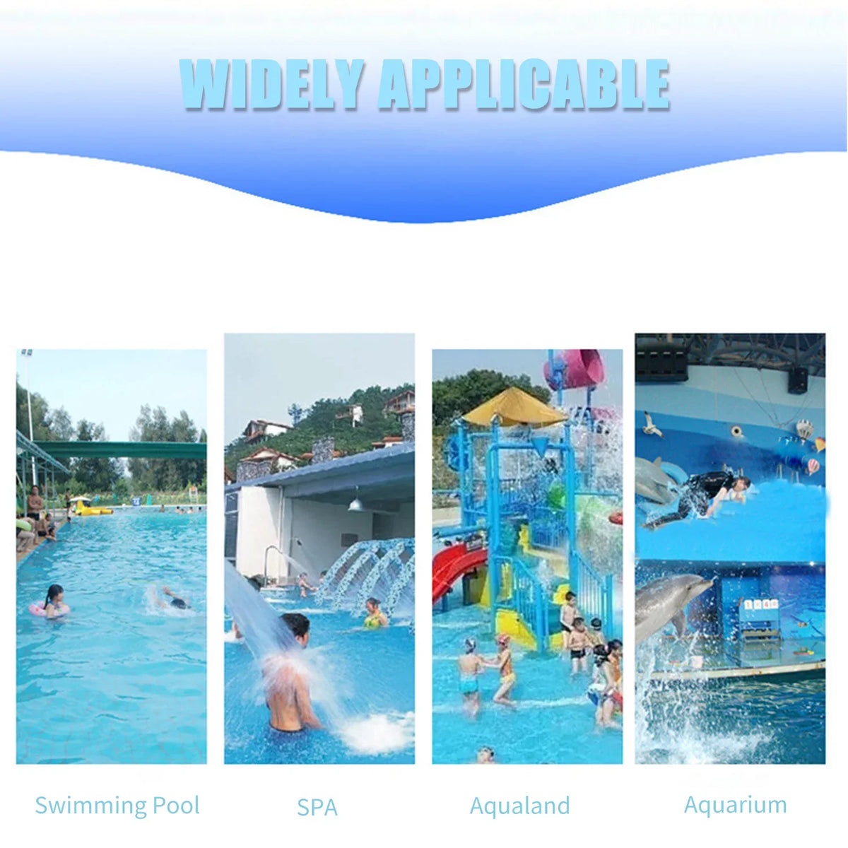 Swimming Pool Fountain Flower Shape Liquid Spray Fountain Fits 1.5-inch Threaded Return Fittings Spa Swimming Pool Tools