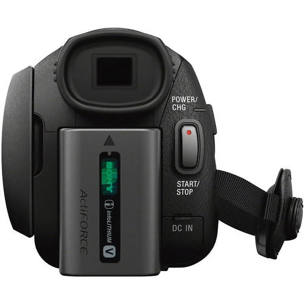 FDR-AX53 4K Ultra HD Handycam Camcorder. - Professional Bundle