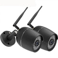 Security Cameras, 2 Pack 1080P WiFi Full Metal Case Cameras for Home Security Outdoor Liquid Bullet Camera Two-Way Audio, Motion Detection Alert