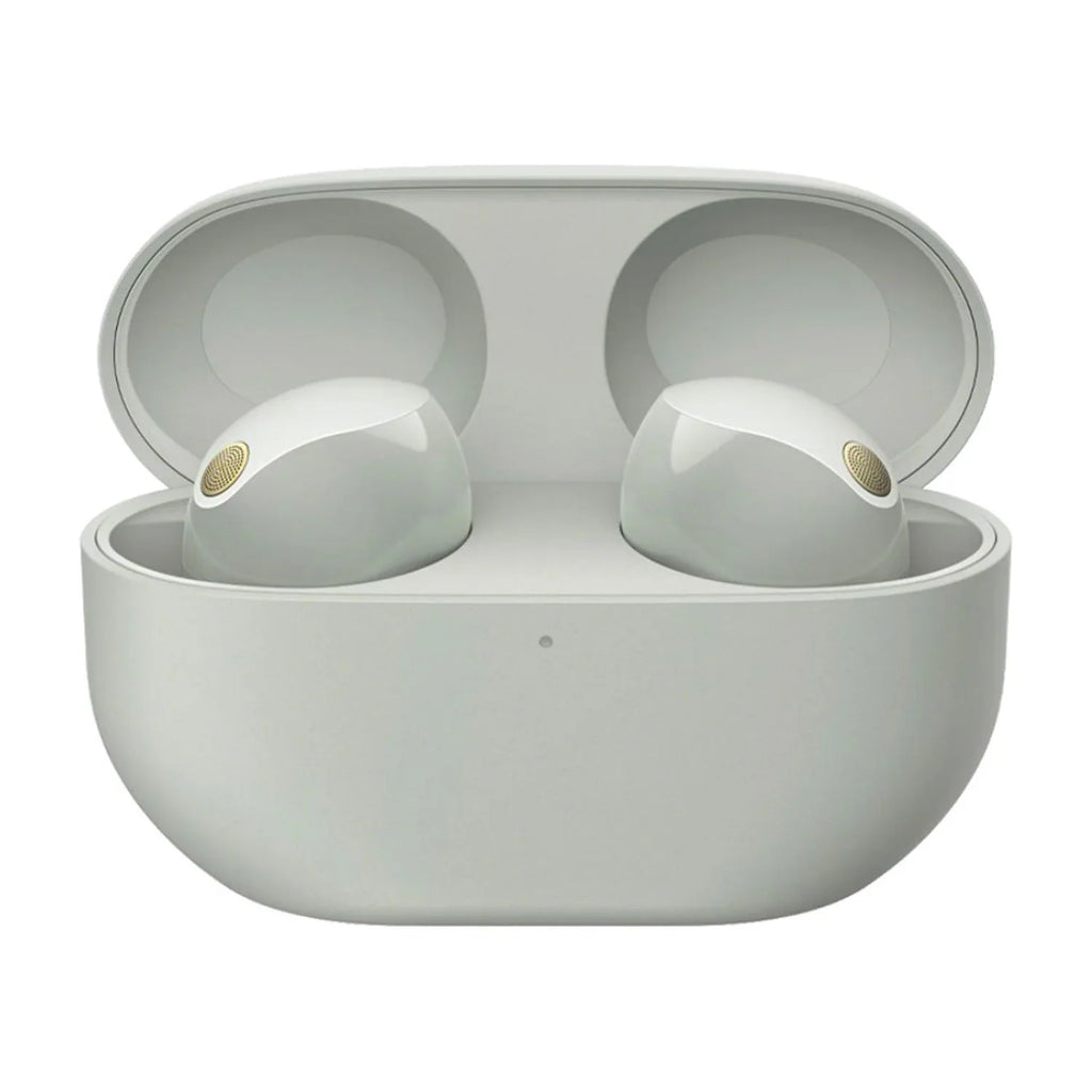 WF-1000XM5 Truly Wireless Noise Canceling Earbuds (Silver) Bundle