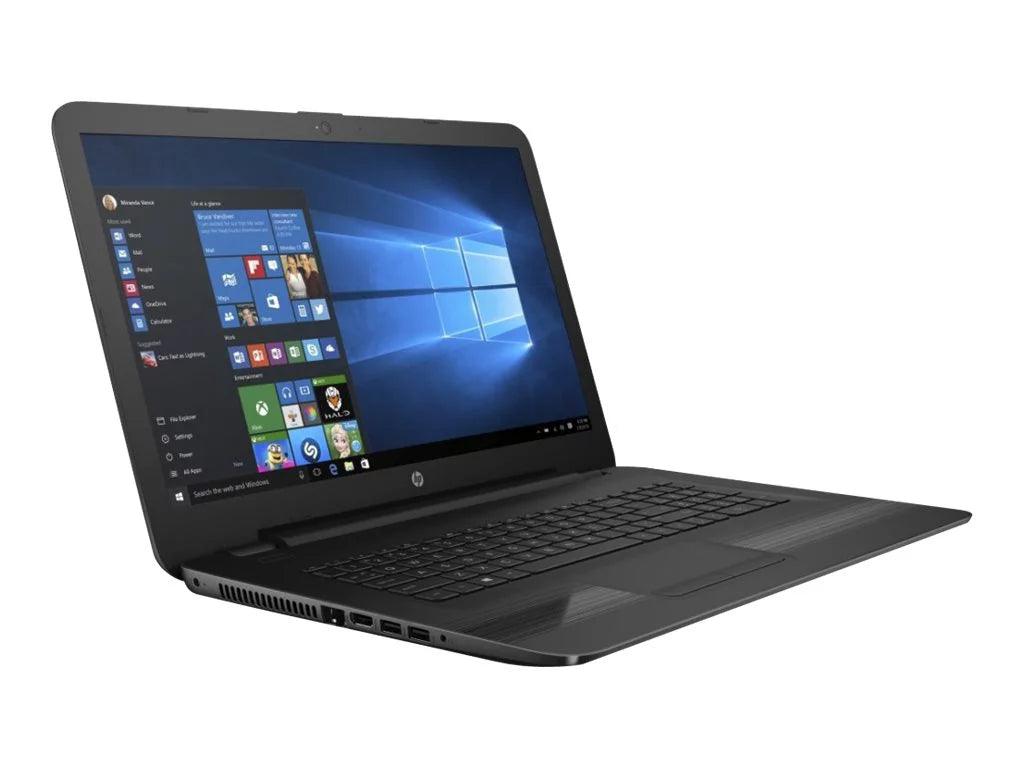 17-x116dx - Core i5 7200U / 2.5 GHz - Windows 10 Home - 8 GB RAM - 1 TB HDD - DVD-Writer - 17.3" 1600 x 900 (HD+) - HD Graphics 620 - textured linear gradient grooves in black - kbd: US
