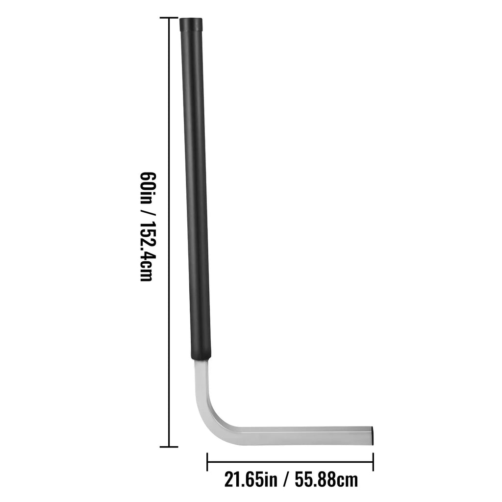 BENTISM Boat Trailer Guide-on, 60", One Pair Galvanized Steel Trailer Post Guide ons, with PVC Tube Covers, Complete Mounting Accessories Included, for Ski Boat, Fishing Boat or Sailboat Trailer