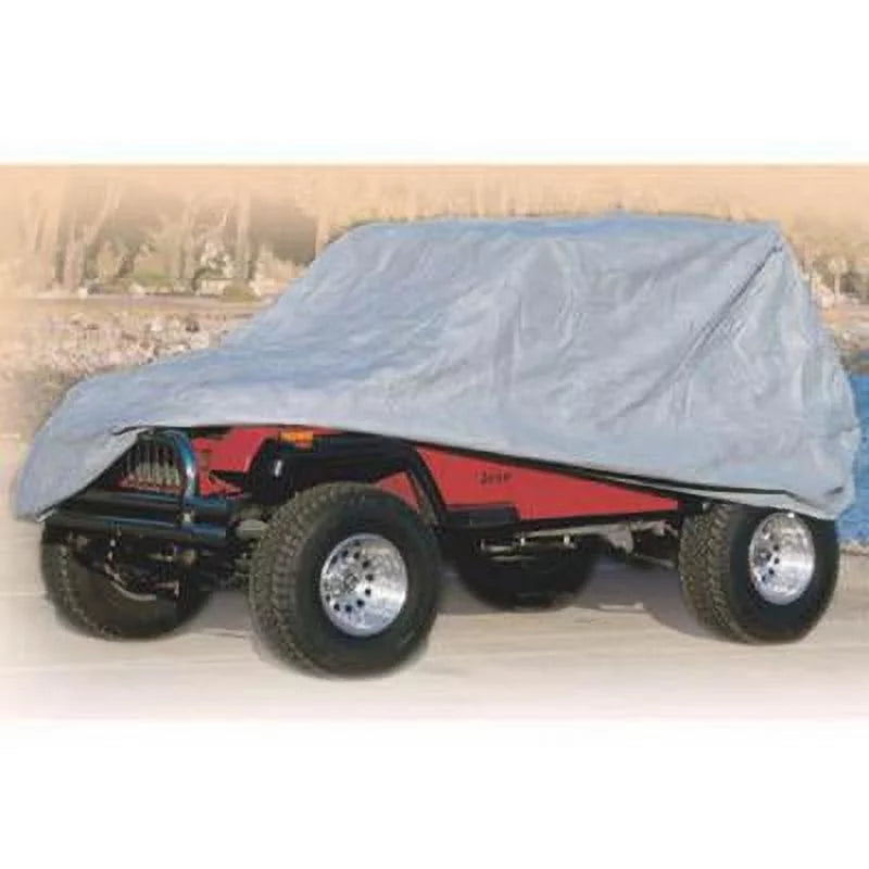 Smittybilt 803 Full Cab Cover with Storage Bag, Lock & Cable Gray Fits select: 1997-2006 JEEP WRANGLER / TJ, 1989-1995 JEEP WRANGLER / YJ