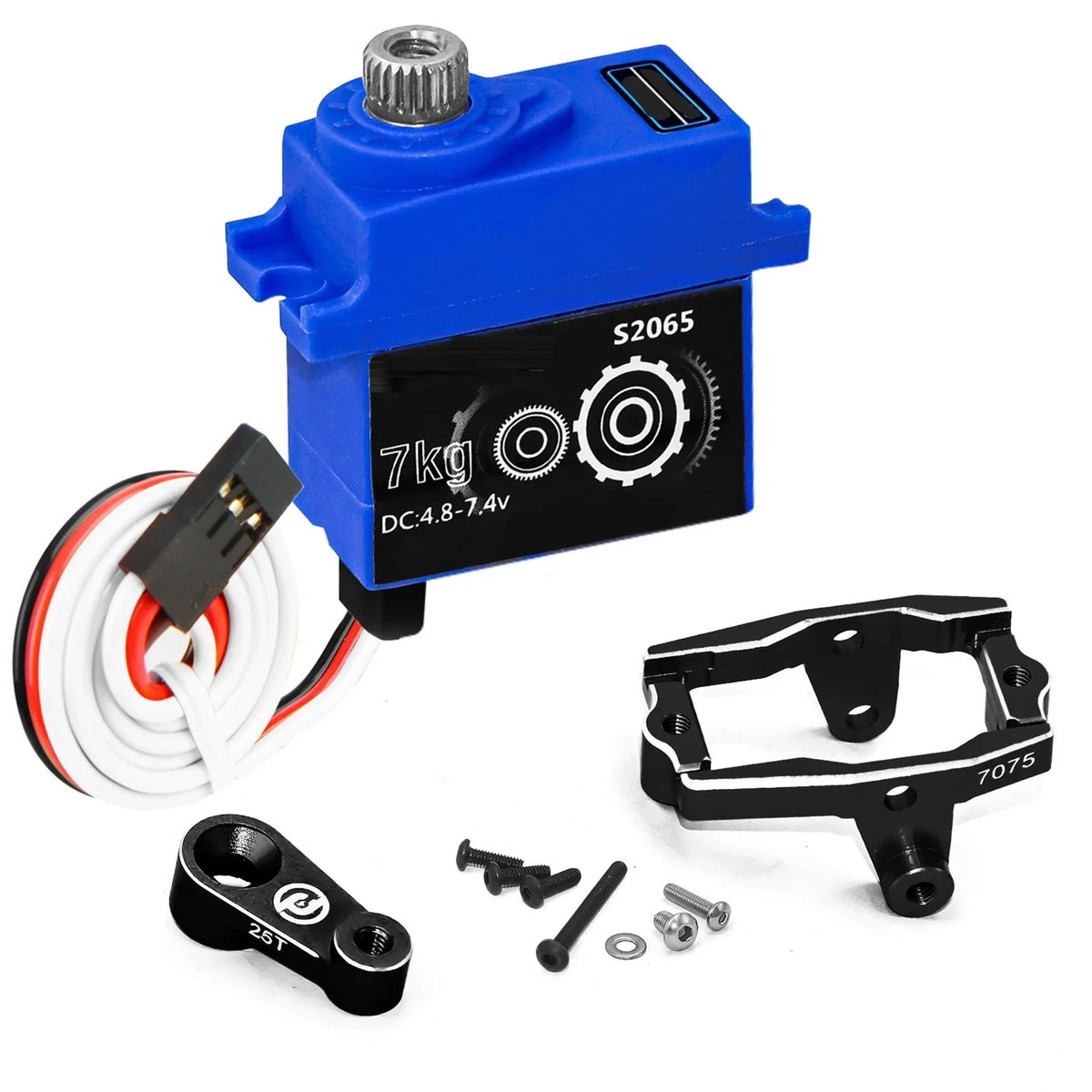 Season Saving Clearance 2023RC Digital Micro Servo Metal Gear Servo with Mount and Servo Horn for 1/18 TRX4M Servo RC Car Upgrade Parts Holiday Gifts