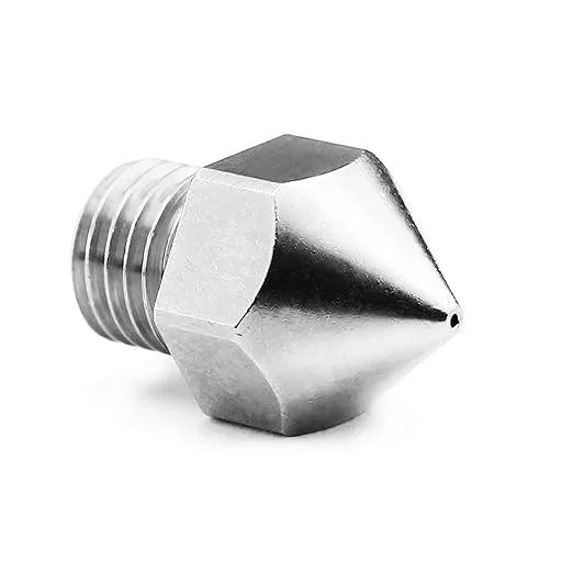 Micro Swiss Plated Wear Resistant Nozzle for Creality CR-10S Pro/CR-10 MAX Original hotend ONLY (M6x.75mm Threads) (.8mm)