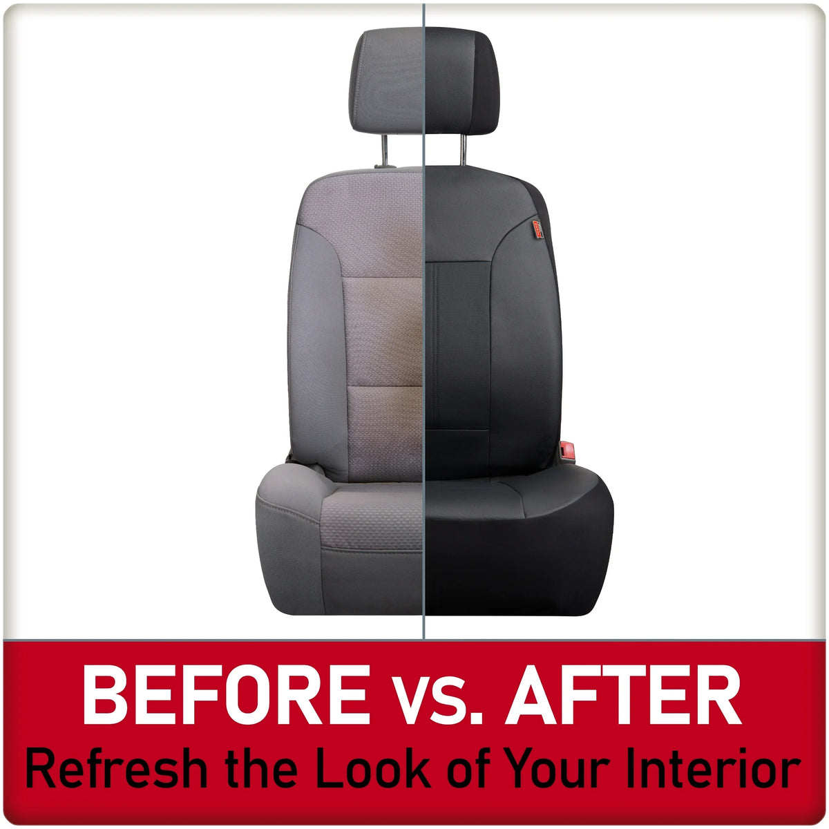 Genuine Dickies 3-Piece Black Petersen Vegan Leather Car Seat Covers, 43645WDI