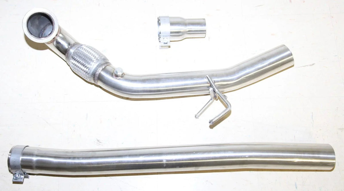 SS Tube fits 2015-2016 VW Golf Wolf R/Audi A3 Quattro S3 2.0T MK7 3" SS Channel fits 2015-2016 VW Golf Wolf R/Audi A3 Quattro S3 2.0T MK7 3"