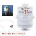 Fichiouy Oil Mist Filter for Vacuum Pump Fume Separator Exhaust Filter KF25 White