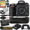 D750 DSLR Camera (Body Only) with MB-D16 Multi Battery Power Pack + SanDisk 64GB Extreme SDXC Memory Card, Extended Life Replacement Battery & More (18pc Bundle)