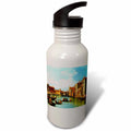 The Grand Canal and the Church of the Salute by Canaletto 1730 - Venice Italy Italian gondola boats 21 oz Sports Liquid Bottle wb-162555-1