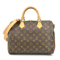 Pre-Owned LOUIS VUITTON Handbag Crossbody Shoulder Bag Monogram Speedy Bandouliere 30 Canvas Brown Women's M40391 (Good)