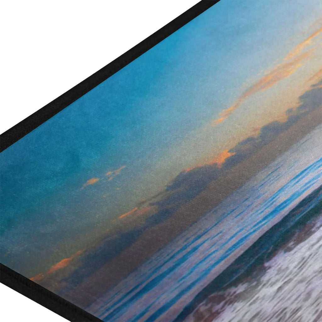 Wellsay Summer Beach Sunset-1 Kitchen Rug Mat Anti-Fatigue Comfort Floor Mat Fluid Non Slip Washable Kitchen Rug for Kitchen Washroom Bedroom Sink 39 x 20 inch