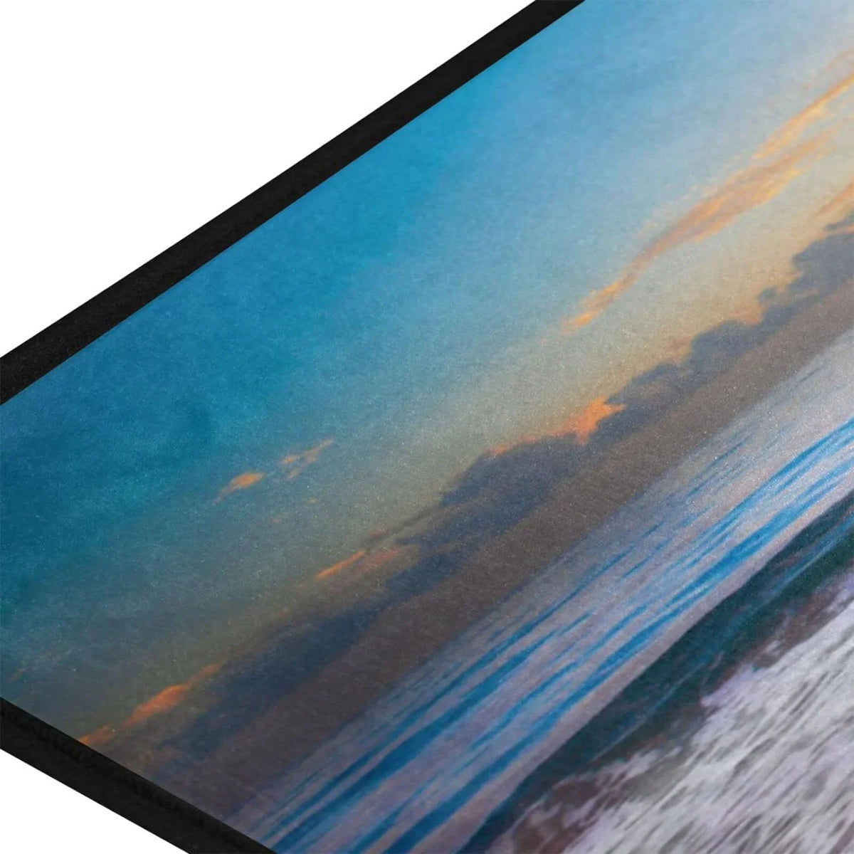 Wellsay Summer Beach Sunset-1 Kitchen Rug Mat Anti-Fatigue Comfort Floor Mat Fluid Non Slip Washable Kitchen Rug for Kitchen Washroom Bedroom Sink 39 x 20 inch