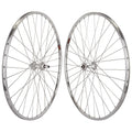 Wheel Master 700c Road Wheel Set - Sun M13 Rim, 36H, 5/6/7-Speed FW, QR Silver